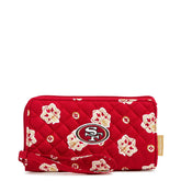 NFL RFID Front Zip Wristlet