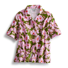 Short-Sleeved Button-Down Pajama Top