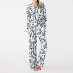 Disney Long-Sleeved Button-Down Pajama Top