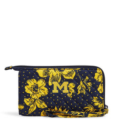 Collegiate RFID Front Zip Wristlet