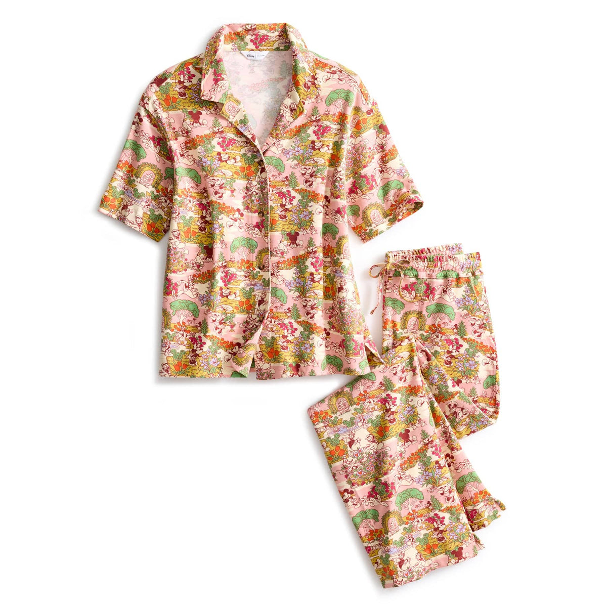 Disney Button-Down Pajama Set