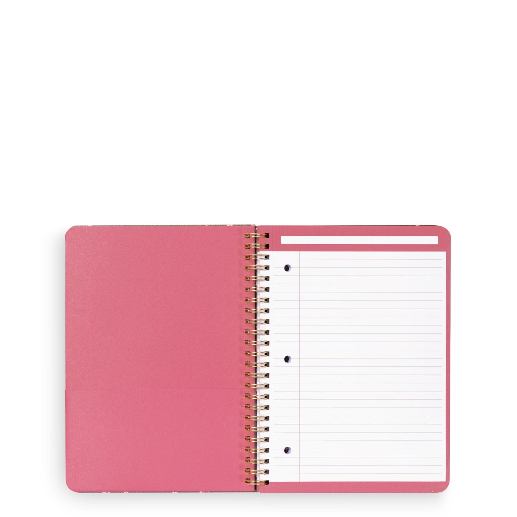 Small Spiral Notebook with Pockets